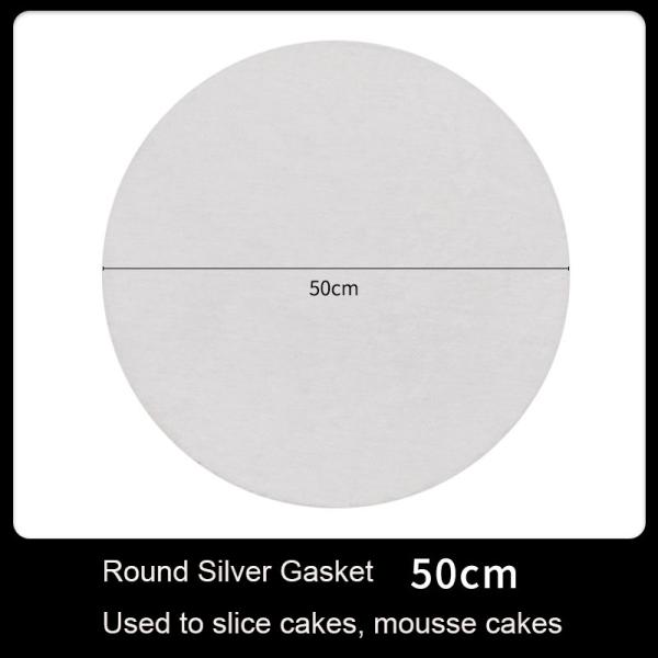 Direct Exquisite Food Grade Circle Cardboard Cake Paper Boards Round Silver Base Tray