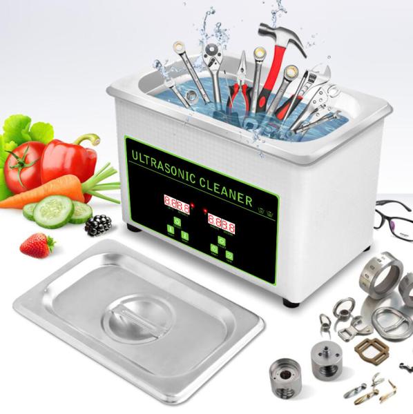 Mini Portable Ultrasonic Cleaner Stainless Steel 304 800ml 30W 40khz Power Adjustable