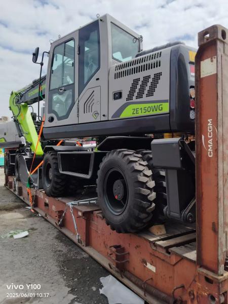 15-ton Class Wheeled Excavator Electro-hydraulic Control For Efficient Earthwork And Loading Operations