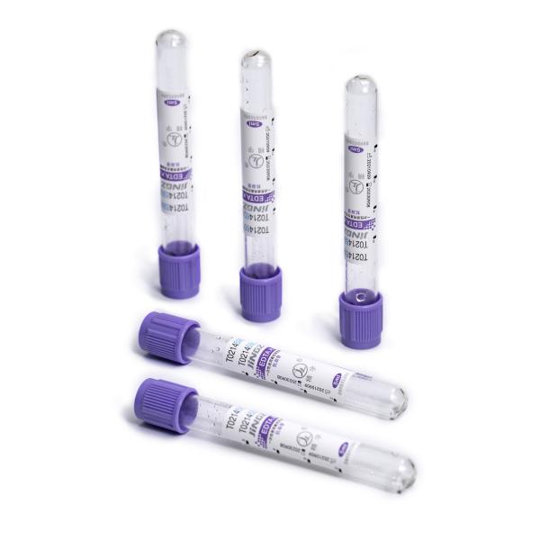 16*100 мм диаметром K2 EDTA трубка с емкостью 1ml-10ml Пластик/стекло