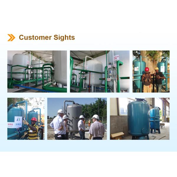 Нержавеющая сталь 304 316 Материал Активный углерод Кварцевый песочный фильтр для очистки воды