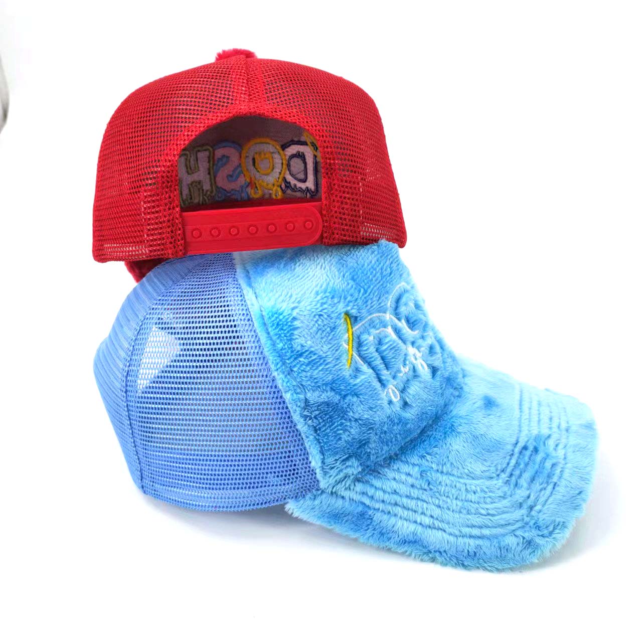 Fluffy Furry Mesh Trucker Caps Fuzzy Fur Baseball Custom Snapback Snapback Cap