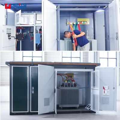 3 Phase Compact Substation Transformer Step Down Voltage Transformer Tamper Proof