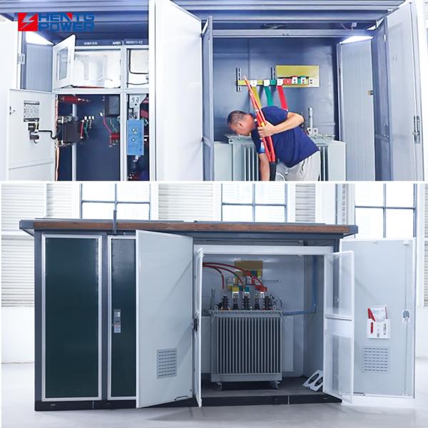 2000KVA Power Distribution Box 20KV Pre Fabricated Substation Intelligent 33KV MV Box Three