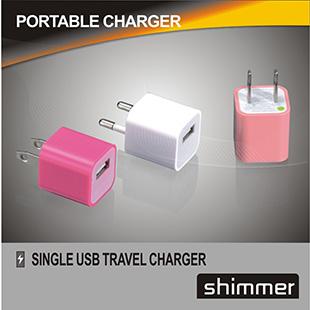 3rd-Generation Green Dot. USB Travel Charger for iphone 3G/4G