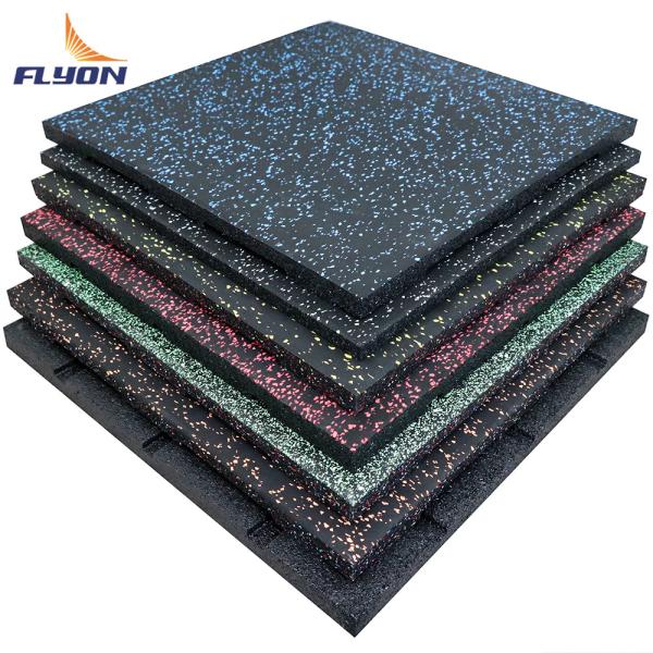 Colorful Customizable Shock Absorber Rubber Floor Roll Safety Mat Gym Carpet Fitness Floor