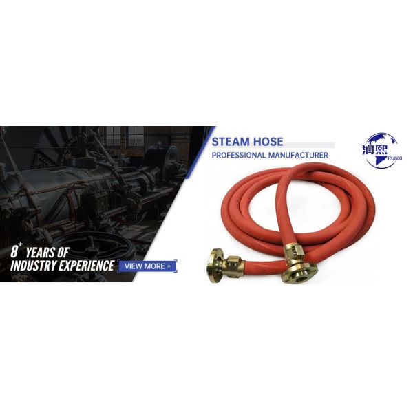 Hot Water Steam Transfer EPDM Rubber High Pressure Hose Pipe For Pharmaceuticals