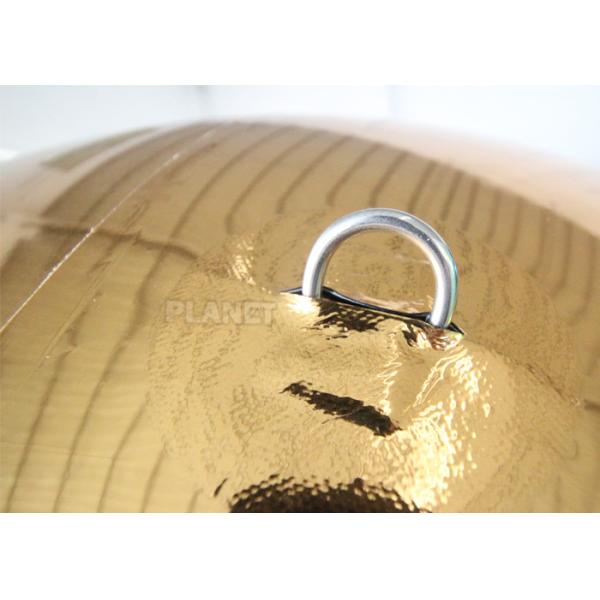 Or de décoration accrochant le ballon réfléchissant de miroir de boule gonflable de miroir