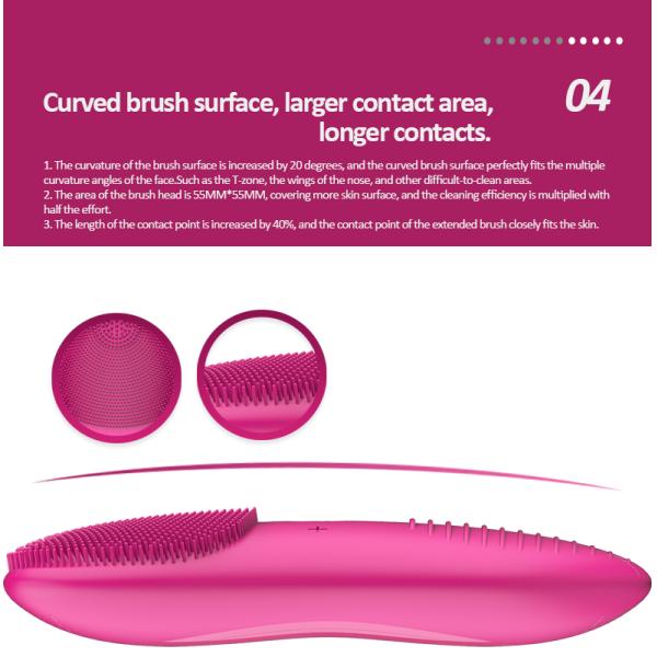 Facial Brush for Silicone Brush Deep Pore Cleansing Target Area Face Net Weight 306g