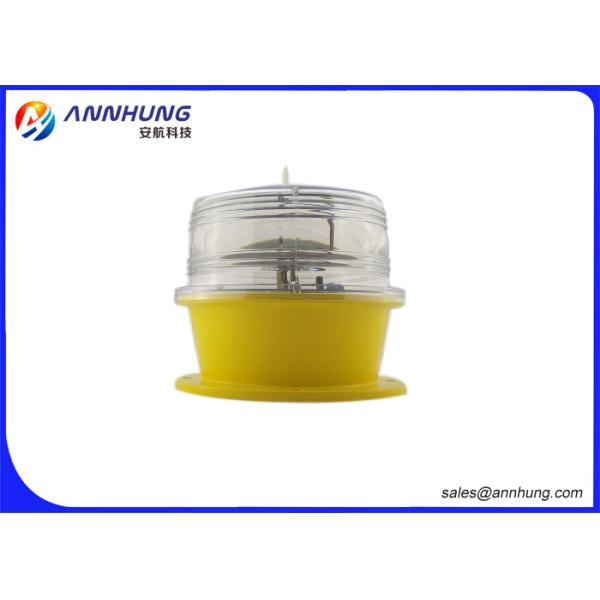 Solar Powered Aircraft Obstruction Light with IP65 Rating and 100,000h LED Life for TV Towers