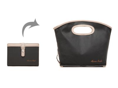 Deluxe Tote bag carrrying Foldable shopping bag Handbag promotional bag