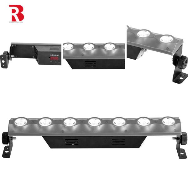LED Indoor 7×3W White beam effect+42 Pcs 0.5W RGB 3IN1 Stage City Wash Light