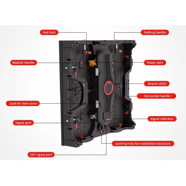 Программируемый FHD Outdoor P2.97 Rental Led Display Коммерческий 4k