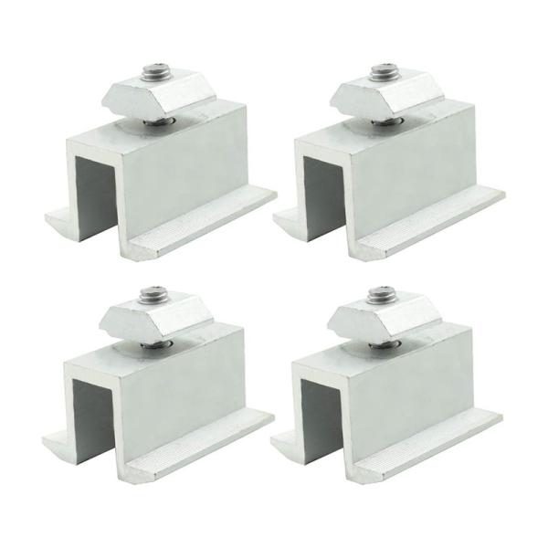 3.0mm-4.5mm Stainless Steel Solar Mounting Clamps High Performance