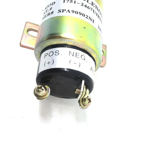 Máquina escavadora Electrical Parts de S6K, solenoide 1751-2467 da parada do motor 24v diesel
