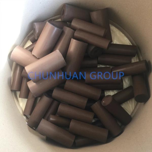Virgin Brown Compound Bronze Filled 300mm  PTFE Rod