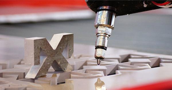 Max Series 5 Axis CNC Water jet cutting machine with cutting size 3000*8000mm