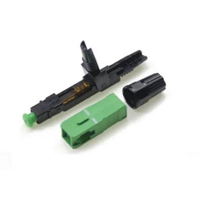 250um Fiber Optic Cable Connectors , LC APC SC Fast Connector