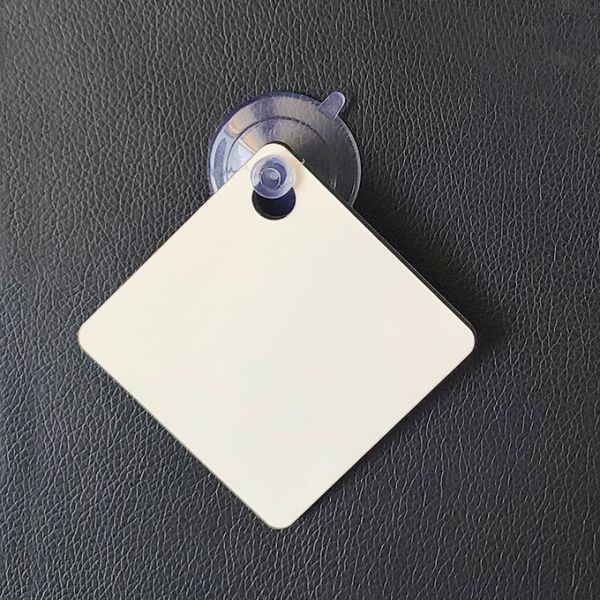 Blank Double-Sided DIY Printable MDF Warning Sign With Suction Cup Sublimation Car Warning Sign