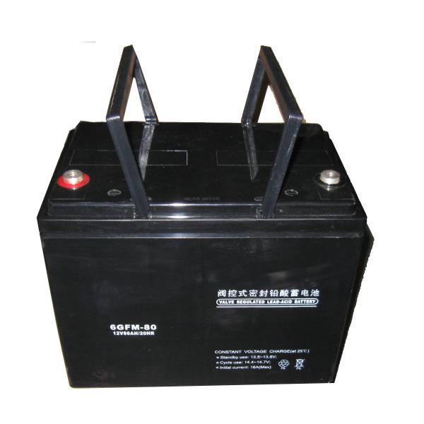 Non Spillable 80AH Capacity VRLA Lead Acid Battery with 10 Years Design Life