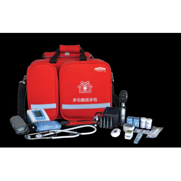 Durable Multifunction Itinerant Bag , Red Doctor Itinerant Emergency Bag