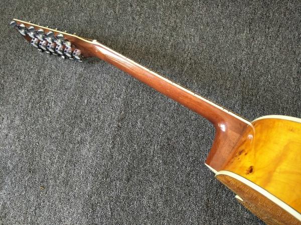 12 Strings Acoustic Guitar / guitar natural AAA Solid Spruce Body 43 inch Guitar Acoustic Fishman Pickups guitar