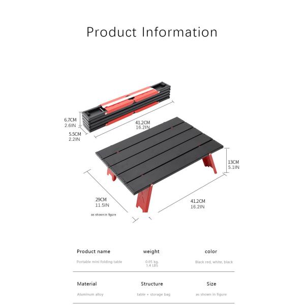 квадрат Wallmount алюминиевого сплава таблицы 41.2x29x13cm складывая располагаясь лагерем