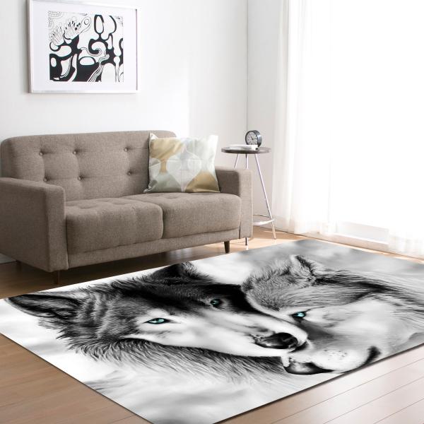 Animal Art Living Room Floor Carpets Flexible Bedroom Runner Rugs