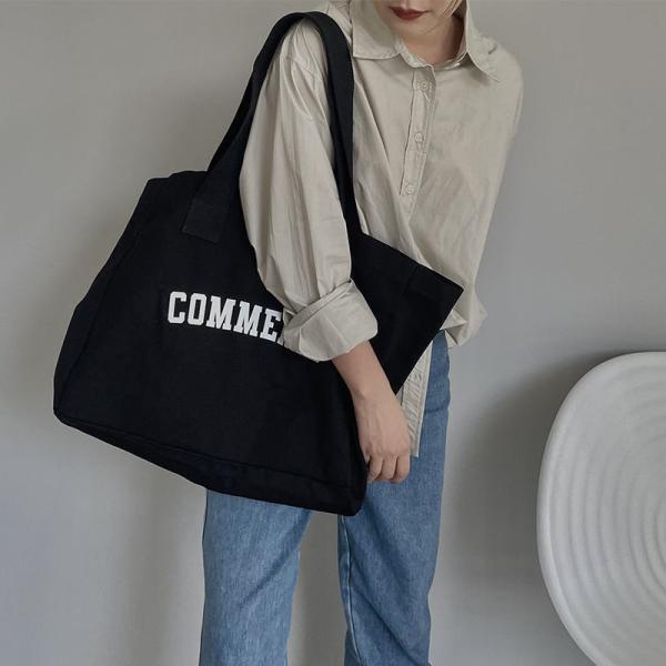 Eco-friendly Oversized Canvas Tote Bag for Shopping Custom Logo and OEM/ODM Acceptable
