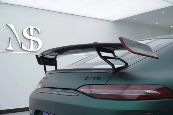 For Mercedes-Benz AMG GT50 GT63 Carbon Fiber Spoiler AMG GT50 GT63 Upgraded RT900-style Carbon Fiber Spoiler Wing