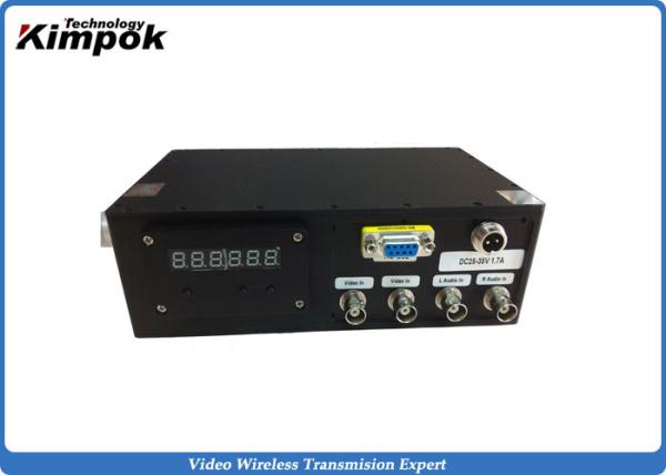 Military Digital Video Transmitter COFDM Wireless Surveillance Sender with RS485 / RS232