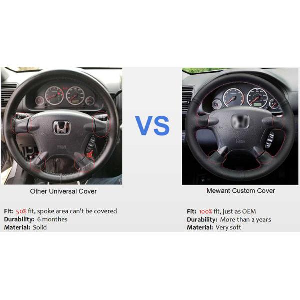 MEWANT Auto Accessories Car Interior For Subaru Impreza WRX STI 2004 Leather Suede Steering Wheel Cover Red Strip Wholesale