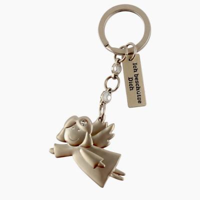 TUV Metal Keychains Custom Cartoon Pendant Label Key Tags Antique Bronze Rustproof