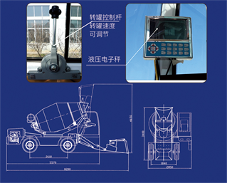 Luzun 8m³ Ready Mix Concrete Mixer Truck Diesel Engine CE ISO Certified Performance