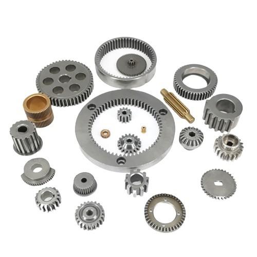 Sintered Hexagonal Inner Bore 20 Teeth Carbon Steel Spur Gear