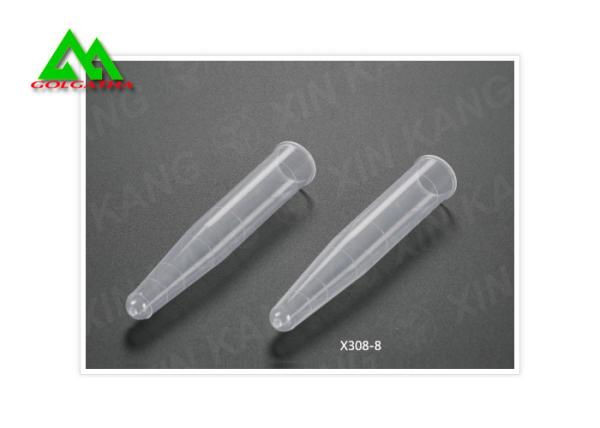 Plastic Test Tubes With Corks For Chemical Industry / Medical Laboratory