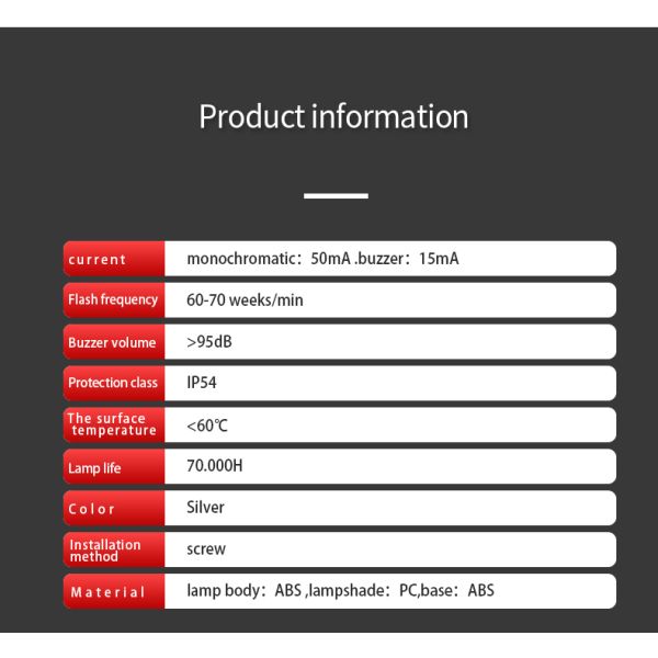 Feu de signalisation tour personnalisable Installation facile Voyants empilables à LED Indice de protection IP54
