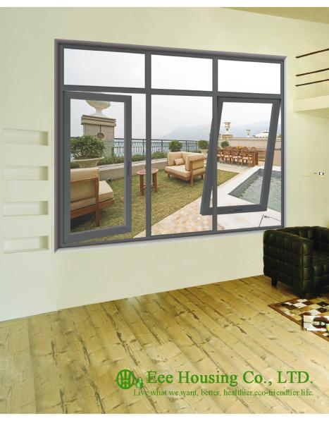 Double glazed Aluminum alloy windows For Apartment, casement and picture windows