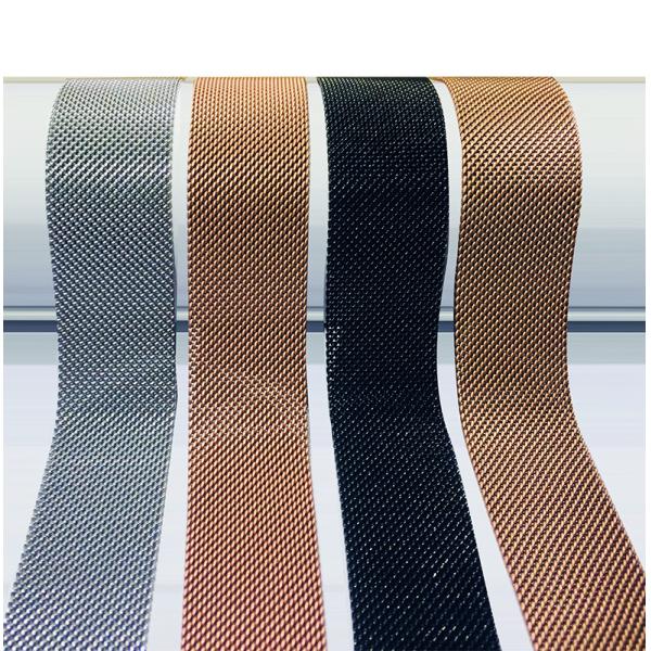 Серебряный Milanese браслет нержавеющей стали ремешка петли для спорт Яблока наб