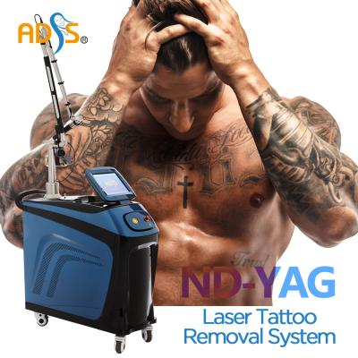 1064nm 532nm Yag Tattoo Removal Machine 2-10mm Spot Size