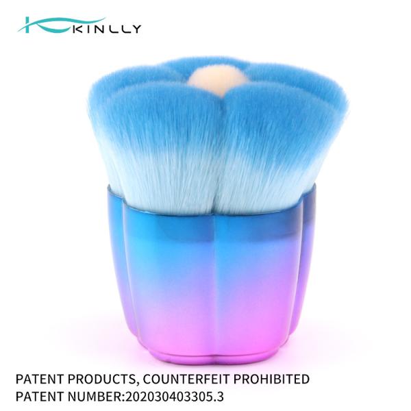 5 Petaled цветков краснеют щетка макияжа учреждения порошка