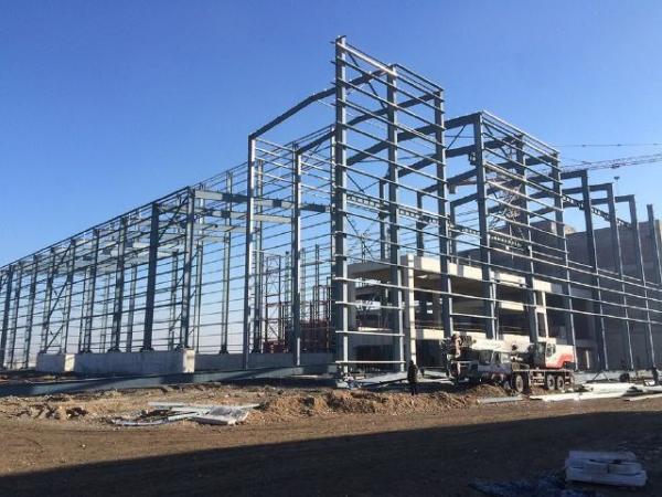 Economical Steel Structure Building Galvanized Hot Rolled H Section Frame Part Prefabricated Warehouse