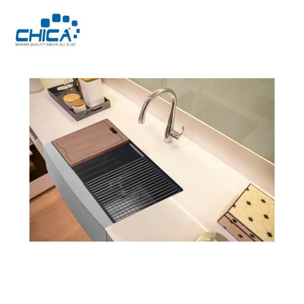 Handmade House Kitchen Sinks Apron Front stainless steel Single Bowl Kitchen Sinks