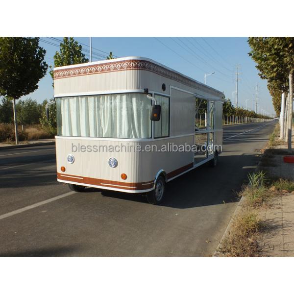 4 Wheels Technology Mobile Beauty Spa Salon Trailer for Dairy Products Long Service Life