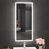 Rectangulaire monté sur le mur Acrylique Coupe de cheveux éclairée LED miroir éclairé W18