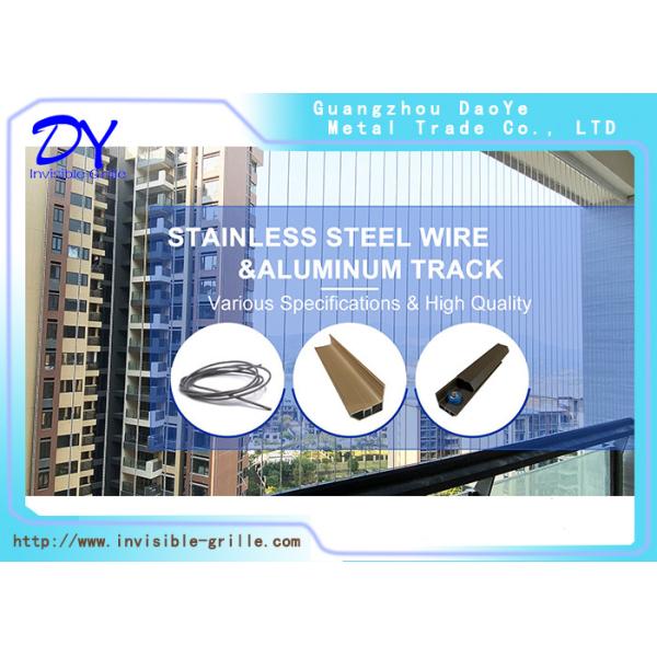Kids Protection Invisible Stainless Steel Wire Grill White Colour
