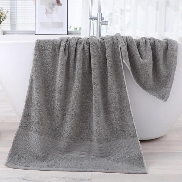 Popular Jacquard Style 100% Pure Cotton Antibacterial Bath Towel for Soft and Durable