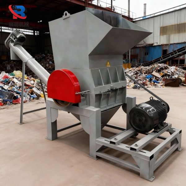 New Plastic Crusher Primarily Used for Processing Waste Plastic Products Such As PP/PE Plastic Crates Fruit Crates and Pallets