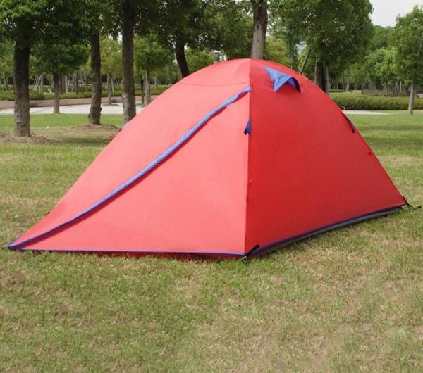 Hot Selling 2person Double Layer Backpacking Camping Tent Windproof Waterproof with Aluminum Poles Dome Tent(HT6068)