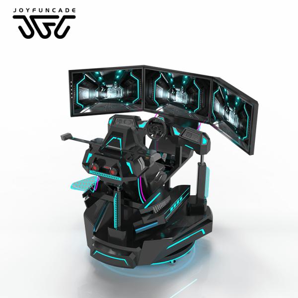 Simulateur de course VR avec trois écrans de 40 pouces et mouvement à 360°